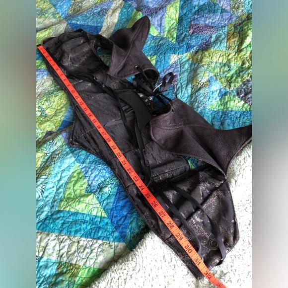 S/M Damsel in This Dress Faerie Crop Bodice Black Corset Cosplay - Picture 2 of 3